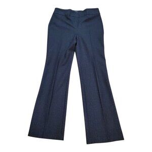 NEW JONES & CO SZ L Women's Pullon Straight Leg Mid-Rise Dress Pant in Dark Gray